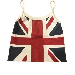 Brandy Melville Union Jack Tank Top - Red, White, and Blue
